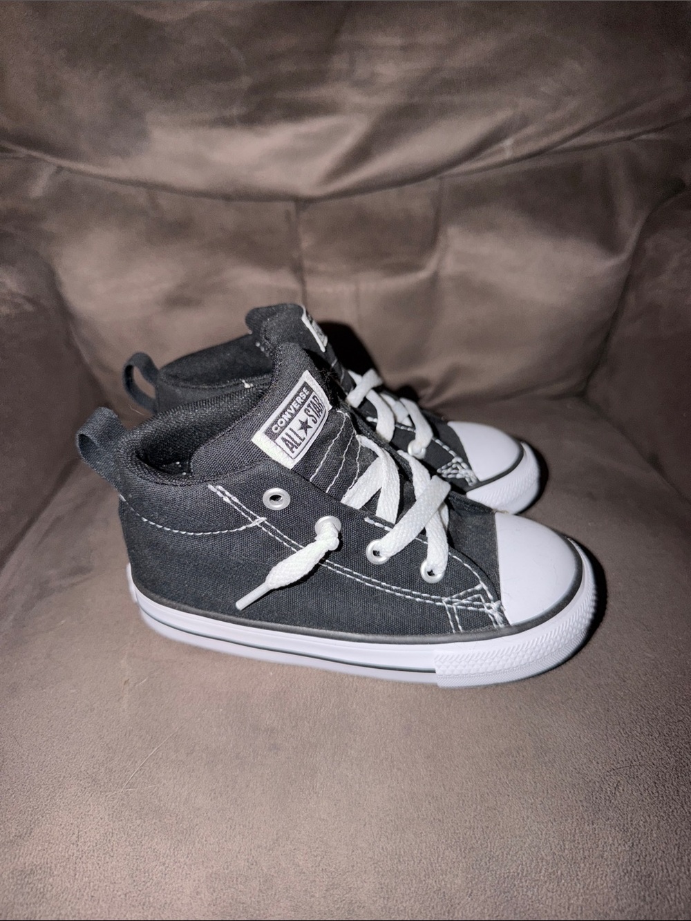 Converse Black & White Kids' High Top Sneakers